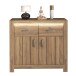 Sideboard >VILLAGE< in Braun aus Holzwerkstoff - 106,6x95,3x37,4cm (BxHxT)