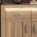 Sideboard >VILLAGE< in Braun aus Holzwerkstoff - 106,6x95,3x37,4cm (BxHxT)