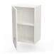 Hängeschrank >Nova< in matt weiss - 40x60x28cm (BxHxT)