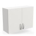 Hängeschrank >Nova< in matt weiss - 80x60x28cm (BxHxT)