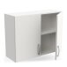 Hängeschrank >Nova< in matt weiss - 80x60x28cm (BxHxT)