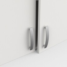 Hängeschrank >Nova< in matt weiss - 100x60x28cm (BxHxT)