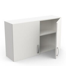 Hängeschrank >Nova< in matt weiss - 100x60x28cm (BxHxT)