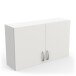 Hängeschrank >Nova< in matt weiss - 100x60x28cm (BxHxT)