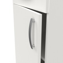 Unterschrank >Nova< in matt weiss - 40x85x60cm (BxHxT)