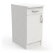 Unterschrank >Nova< in matt weiss - 40x85x60cm (BxHxT)