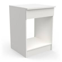 Herdumbauschrank >Nova< in matt weiss - 40x85x60cm...
