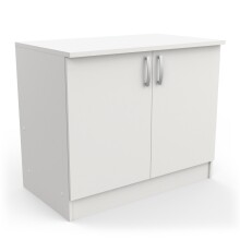 Unterschrank >Nova< in matt weiss - 80x85x60cm (BxHxT)