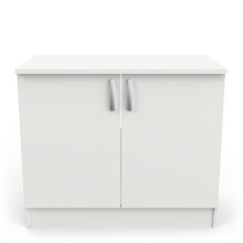 Unterschrank >Nova< in matt weiss - 80x85x60cm (BxHxT)