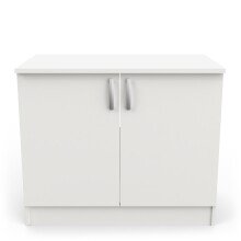 Unterschrank >Nova< in matt weiss - 80x85x60cm (BxHxT)