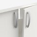 Unterschrank >Nova< in matt weiss - 80x85x60cm (BxHxT)