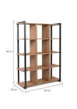 Wohnzimmer-Set >Arvada< (3 teilig) in Artisan Eiche / Anthrazit aus MDF