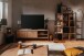 Wohnzimmer-Set >Arvada< (3 teilig) in Artisan Eiche / Anthrazit aus MDF