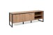 Wohnzimmer-Set >Arvada< (3 teilig) in Artisan Eiche / Anthrazit aus MDF