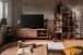 Wohnzimmer-Set >Arvada< (3 teilig) in Artisan Eiche / Anthrazit aus MDF