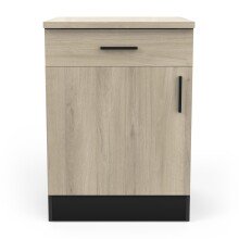 Unterschrank >Origan< in Kronberg/schwarz - 60x85x60cm (BxHxT)