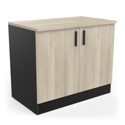 Unterschrank >Origan< in Kronberg/schwarz - 100x85x60cm (BxHxT)