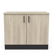 Unterschrank >Origan< in Kronberg/schwarz - 100x85x60cm (BxHxT)
