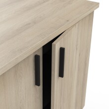 Unterschrank >Origan< in Kronberg/schwarz - 100x85x60cm (BxHxT)