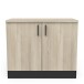 Unterschrank >Origan< in Kronberg/schwarz - 100x85x60cm (BxHxT)