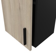 Hängeschrank >Origan< in Kronberg/schwarz - 40x70x30cm (BxHxT)