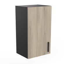 Hängeschrank >Origan< in Kronberg/schwarz - 40x70x30cm (BxHxT)