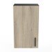 Hängeschrank >Origan< in Kronberg/schwarz - 40x70x30cm (BxHxT)