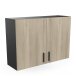 Hängeschrank >Origan< in Kronberg/schwarz - 60x70x30cm (BxHxT)