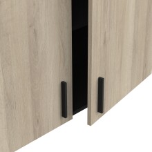 Hängeschrank >Origan< in Kronberg/schwarz - 100x70x30cm (BxHxT)