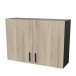 Hängeschrank >Origan< in Kronberg/schwarz - 100x70x30cm (BxHxT)