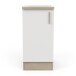 Unterschrank >Origan< in Kronberg Eiche/ matt weiss - 40x85x60 (BxHxT)