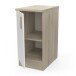 Unterschrank >Origan< in Kronberg Eiche/ matt weiss - 40x85x60 (BxHxT)