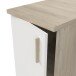 Unterschrank >Origan< in Kronberg Eiche/ matt weiss - 40x85x60 (BxHxT)