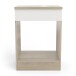 Herdumbauschrank >Origan< in Kronberg Eiche/ matt weiss - 60x85x60 (BxHxT)