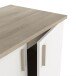 Unterschrank >Origan< in Kronberg Eiche/ matt weiss - 100x85x60 (BxHxT)