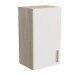 Hängeschrank >Origan< in Kronberg Eiche/ matt weiss - 40x70x30cm (BxHxT)