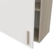 Hängeschrank >Origan< in Kronberg Eiche/ matt weiss - 100x70x30 (BxHxT)
