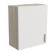Hängeschrank >Origan< in Kronberg Eiche/ matt weiss - 100x70x30 (BxHxT)