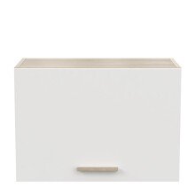 Hängeschrank >Origan< in Kronberg Eiche/ matt weiss - 60x42x30cm (BxHxT)