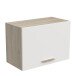 Hängeschrank >Origan< in Kronberg Eiche/ matt weiss - 60x42x30cm (BxHxT)