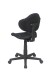 Bürostuhl >Argonaut< in schwarz aus Stoff/Kunststoff - 57x82x58cm (BxHxT)