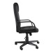 Bürostuhl >Menelas< in schwarz - 60x101x58cm (BxHxT)