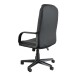 Bürostuhl >Menelas< in schwarz - 60x101x58cm (BxHxT)