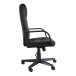 Bürostuhl >Menelas< in schwarz - 60x101x58cm (BxHxT)