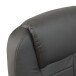 Bürostuhl >Menelas< in schwarz - 60x101x58cm (BxHxT)