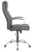 Schreibtischstuhl >Chromo< in schwarz - 62x116x71cm (BxHxT)