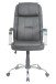 Schreibtischstuhl >Chromo< in schwarz - 62x116x71cm (BxHxT)