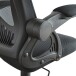 Schreibtischstuhl >Tefera< in schwarz aus Mesh/Schaumstoff/PU - 68x88x66 (BxHxT)