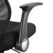 Bürostuhl >Surf< in schwarz aus Mesh/Schaumstoff - 65x105x67cm (BxHxT)