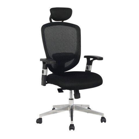 Schreibtischstuhl >Computech< in schwarz - 64x120x65 (BxHxT)